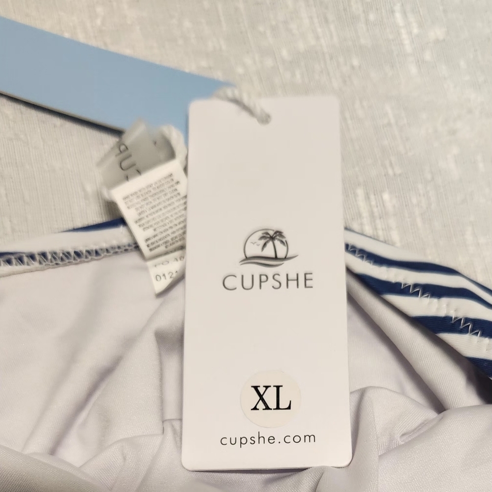 CUP SHE SWIM SIZE XL STRIPED One-Piece Swimsuit - Picture 9 of 12